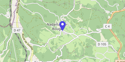 Carte OpenStreetMap — Le Bourg, Nadaillac-de-Rouge