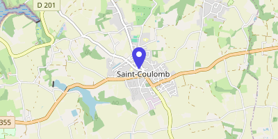 Carte OpenStreetMap — 16 rue de la Mairie, Saint-Coulomb