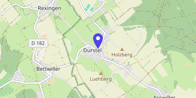 Carte OpenStreetMap — 1 rue de Diemeringen, Durstel