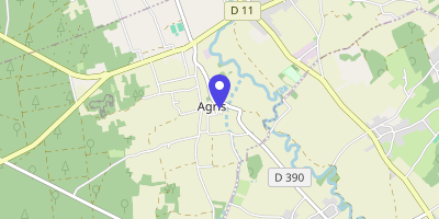 Carte OpenStreetMap — 22 Place du Bourg, Agris