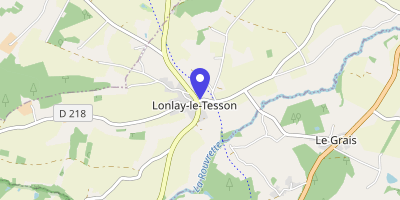 Carte OpenStreetMap — 43 route du Puits-au-Héron, Lonlay-le-Tesson