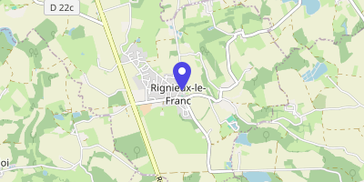 Carte OpenStreetMap — 5 rue de l'Église, Rignieux-le-Franc