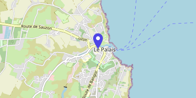 Carte OpenStreetMap — 2 Passage de l'Hôtel-de-Ville, Le Palais