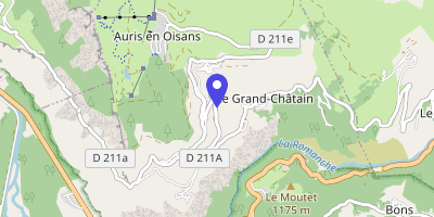 Carte OpenStreetMap — 10 route des Chamonetiers, Auris