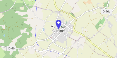 Carte OpenStreetMap — 12 place Frézeau-de-la-Frézellière, Monts-sur-Guesnes