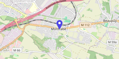 Carte OpenStreetMap — Place François-Mitterrand, Montrabé
