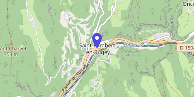 Carte OpenStreetMap — 1 rue de la Grenette, Saint-Rambert-en-Bugey