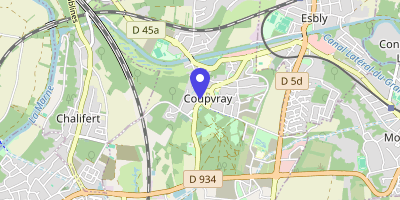 Carte OpenStreetMap — Place de la Mairie, Coupvray