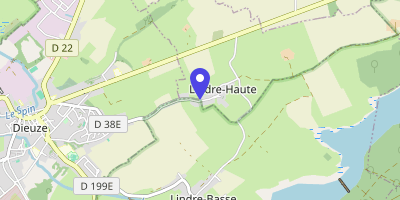 Carte OpenStreetMap — 1 rue Principale, Lindre-Haute