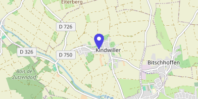 Carte OpenStreetMap — 41 rue Principale, Kindwiller