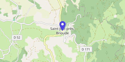 Carte OpenStreetMap — 1 Place de la Mairie, Saint-Just-près-Brioude
