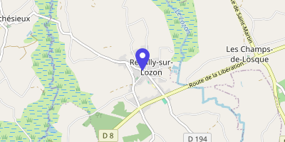 Carte OpenStreetMap — 4 place de l'Église, Remilly-les-Marais