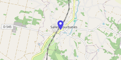 Carte OpenStreetMap — 1095 Route de la Diège, Salles-Courbatiès