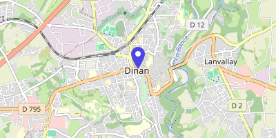 Carte OpenStreetMap — 21 rue du Marchix, Dinan
