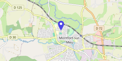 Carte OpenStreetMap — Boulevard Villebois-Mareuil, Montfort-sur-Meu