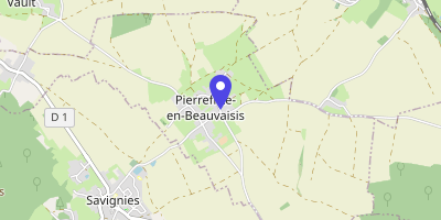 Carte OpenStreetMap — 8 rue de l'École, Pierrefitte-en-Beauvaisis