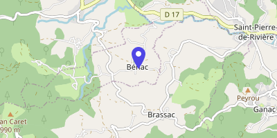 Carte OpenStreetMap — 27 Grande-Rue de Bellissen, Bénac