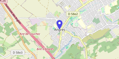 Carte OpenStreetMap — Place Salvador-Allende, Angres