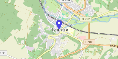 Carte OpenStreetMap — Rue de l'Hôtel-de-Ville, Tonnerre