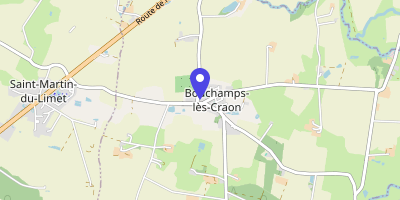 Carte OpenStreetMap — 3 place de Challonges, Bouchamps-lès-Craon