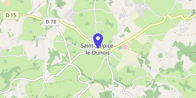 Carte OpenStreetMap — 1 place du Souvenir, Saint-Sulpice-le-Dunois