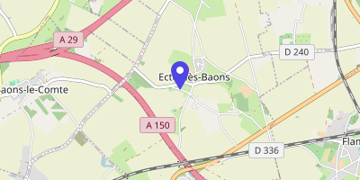 Carte OpenStreetMap — 10 rue de l'École, Ectot-lès-Baons