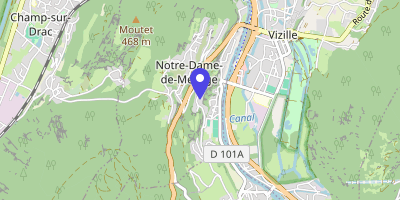 Carte OpenStreetMap — Place de la Mairie, Notre-Dame-de-Mésage