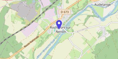 Carte OpenStreetMap — 2 rue du Moulin, Rochefort-sur-Nenon
