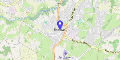 Carte OpenStreetMap — 18 place de Verdun, Brindas