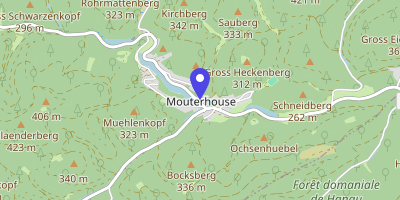 Carte OpenStreetMap — 4 rue Principale, Mouterhouse