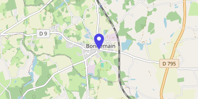 Carte OpenStreetMap — 2 place de l'Église, Bonnemain