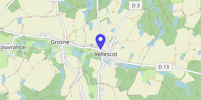 Carte OpenStreetMap — 8 rue des Moulins, Vellescot