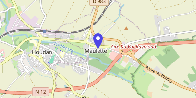 Carte OpenStreetMap — 5 rue de l'École, Maulette