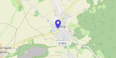 Carte OpenStreetMap — 14 rue des Bordeaux, Coincy-l'Abbaye