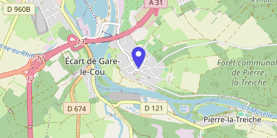 Carte OpenStreetMap — 1 place de la Mairie, Chaudeney-sur-Moselle