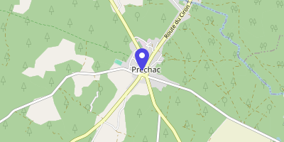 Carte OpenStreetMap — 19 rue Jeanne-et-Emmanuel-Lasserre, Préchac