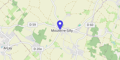 Carte OpenStreetMap — 12 rue Saint-Maximin, Mouterre-Silly