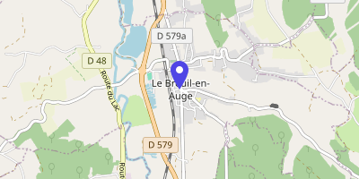 Carte OpenStreetMap — 1 rue de l'Église, Le Breuil-en-Auge