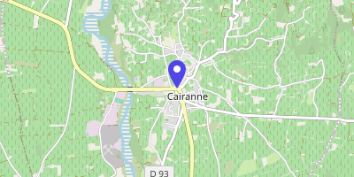 Carte OpenStreetMap — 40 avenue de la Libération, Cairanne