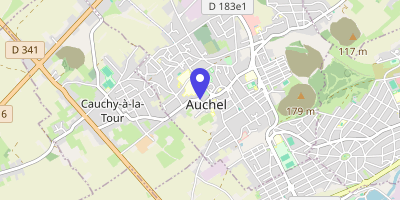 Carte OpenStreetMap — Place André-Mancey, Auchel