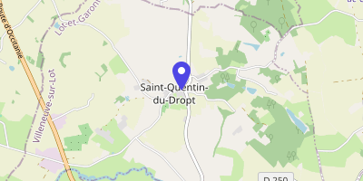 Carte OpenStreetMap — 60 rue du bourg, Saint-Quentin-du-Dropt