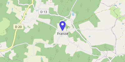 Carte OpenStreetMap — 56 Route du Landais, Fraisse