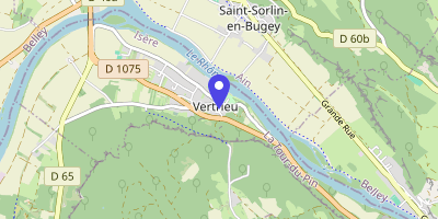 Carte OpenStreetMap — 1 place de la Mairie, Vertrieu