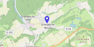 Carte OpenStreetMap — 1 rue du Pont, Granges-le-Bourg