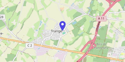 Carte OpenStreetMap — 1 rue de la Mairie, Trangé