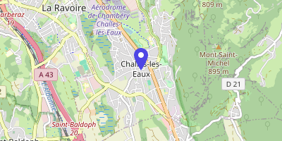 Carte OpenStreetMap — 171 avenue Charles-Pillet, Challes-les-Eaux