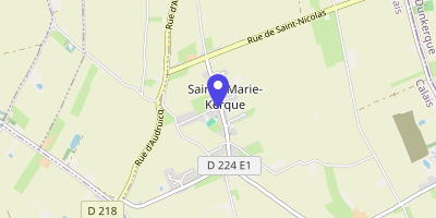 Carte OpenStreetMap — 28 rue Jacques-André, Sainte-Marie-Kerque