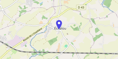 Carte OpenStreetMap — 1 place de la Mairie, Échalou