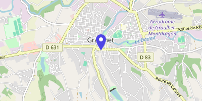 Carte OpenStreetMap — Place Élie-Théophile, Graulhet Cedex