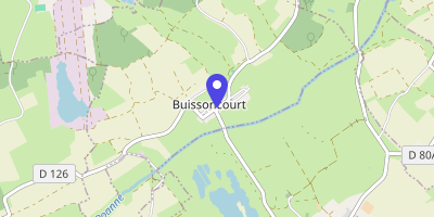 Carte OpenStreetMap — 1 rue de l'École, Buissoncourt